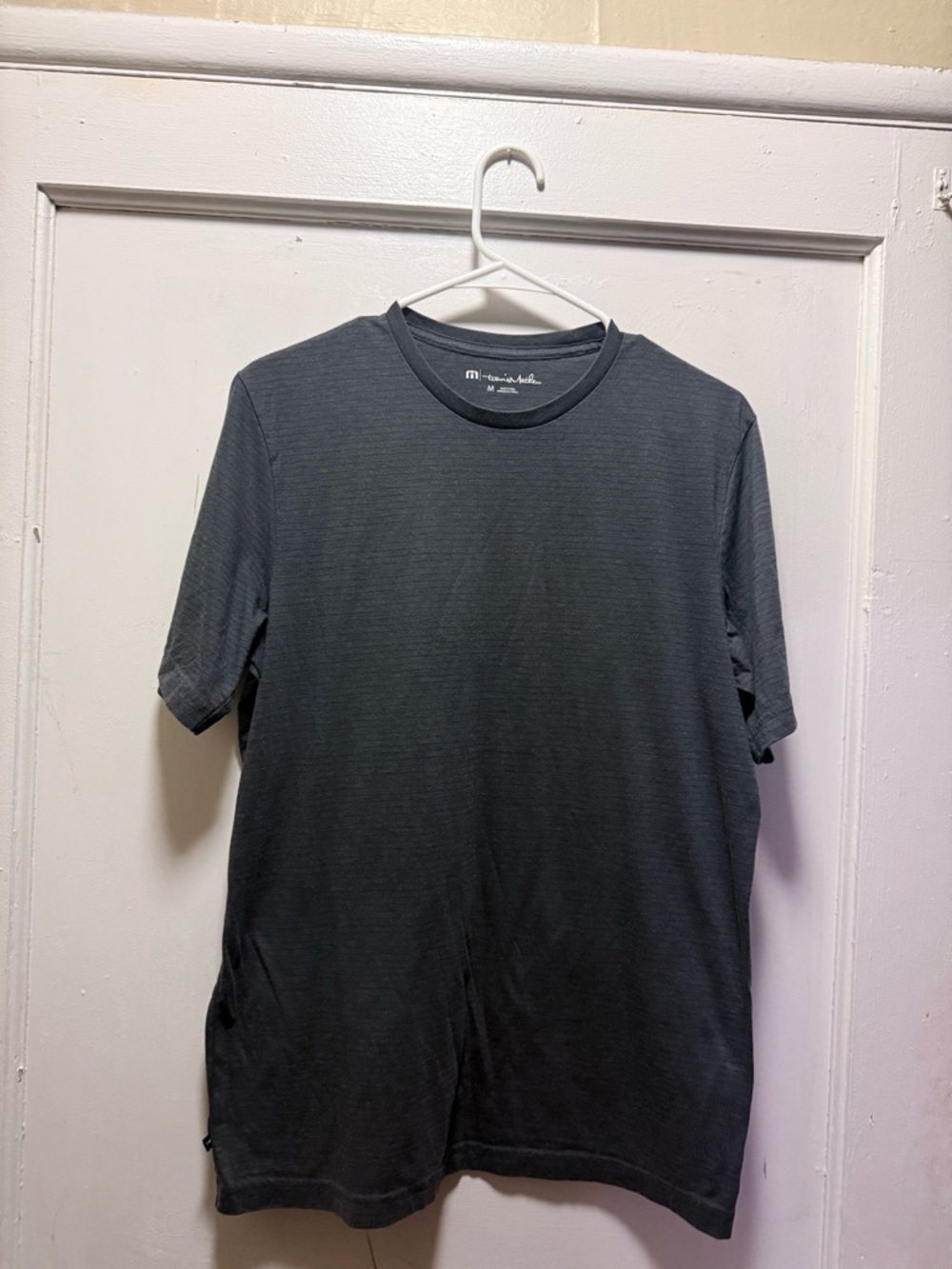 Travis Mathew Men's Short-Sleeve Crew T-Shirt - Charcoal